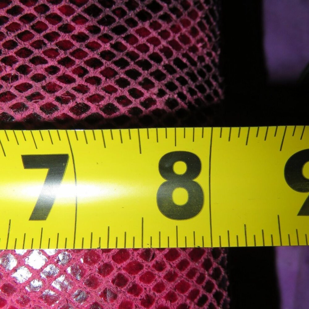 Coach Raspberry Python Embossed Leather Crossbody… - image 8